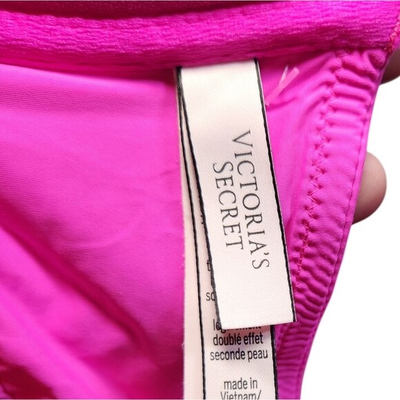 Victoria's Secret Bra Tshirt Lightly Lined Demi Front Close Racer Back Pink 34DD - Picture 8 of 11